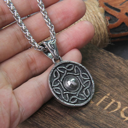 Shield Pendant Necklace