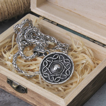 Shield Pendant Necklace